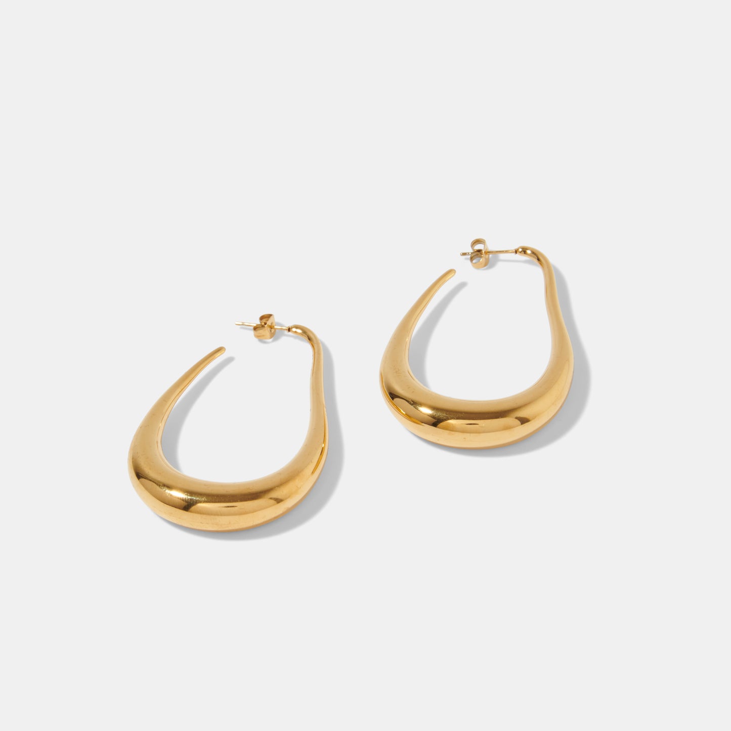 Aria Gold Hoop Earrings