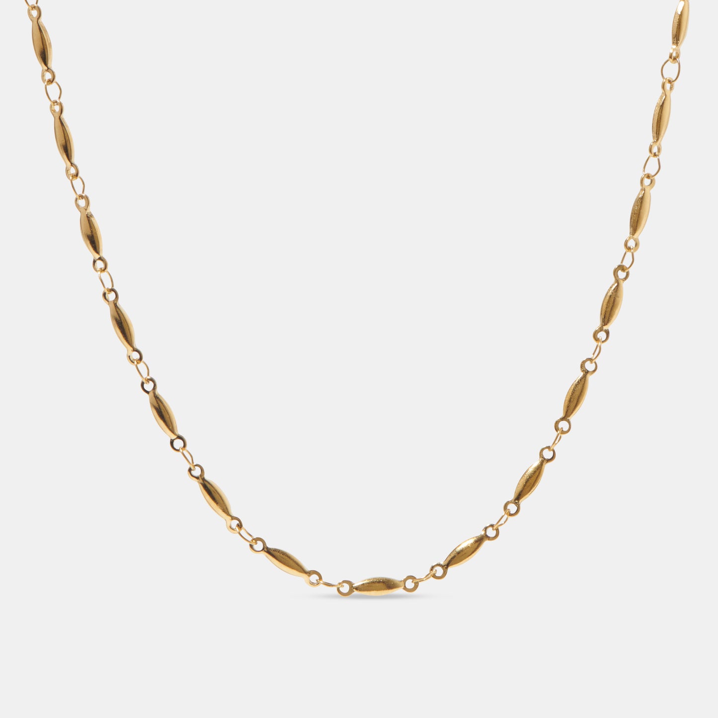 Bia Rice Bead Gold Chain