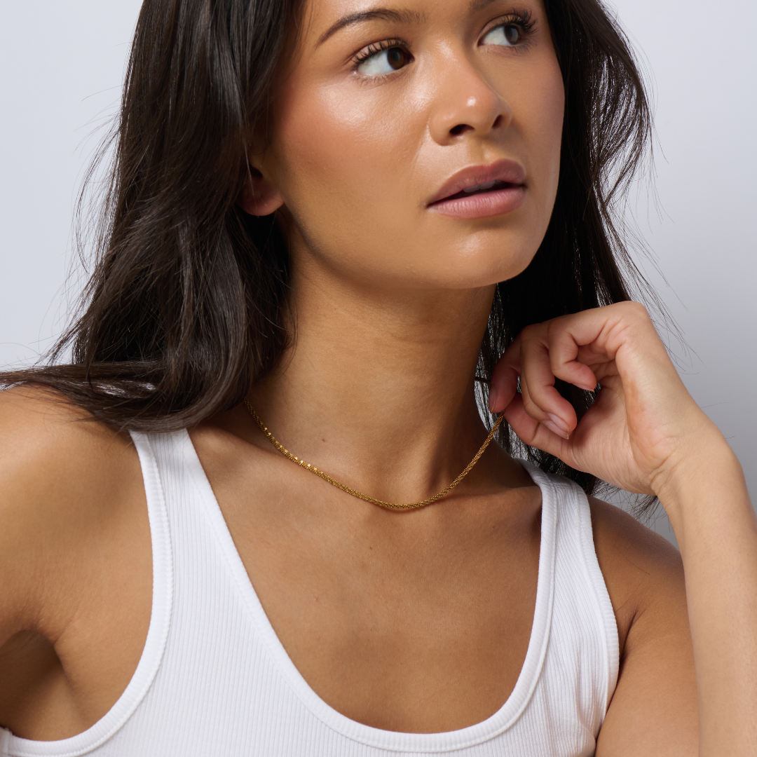 Fallon Sparkle Gold Chain
