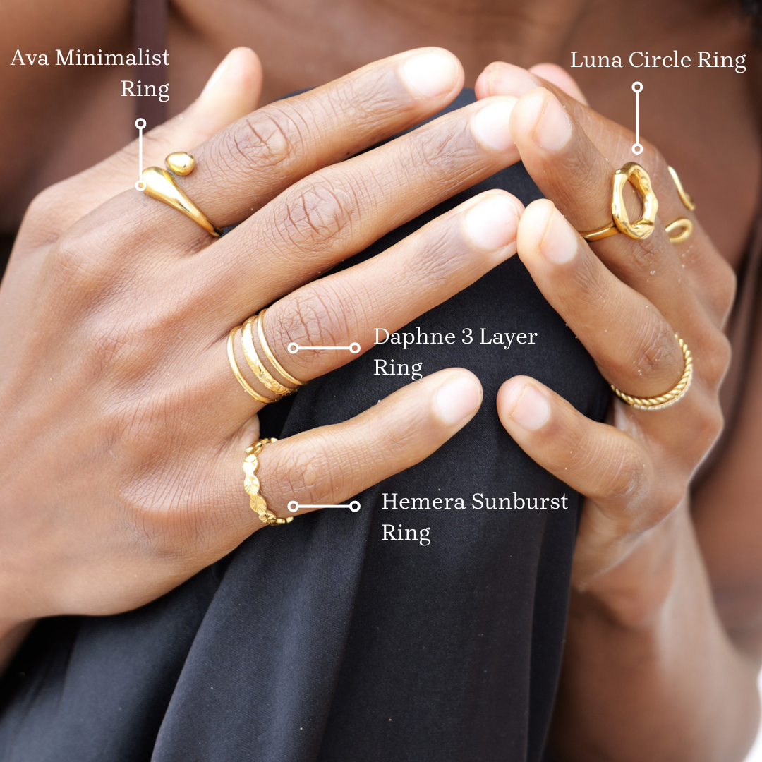 Ava Minimalist Gold Ring