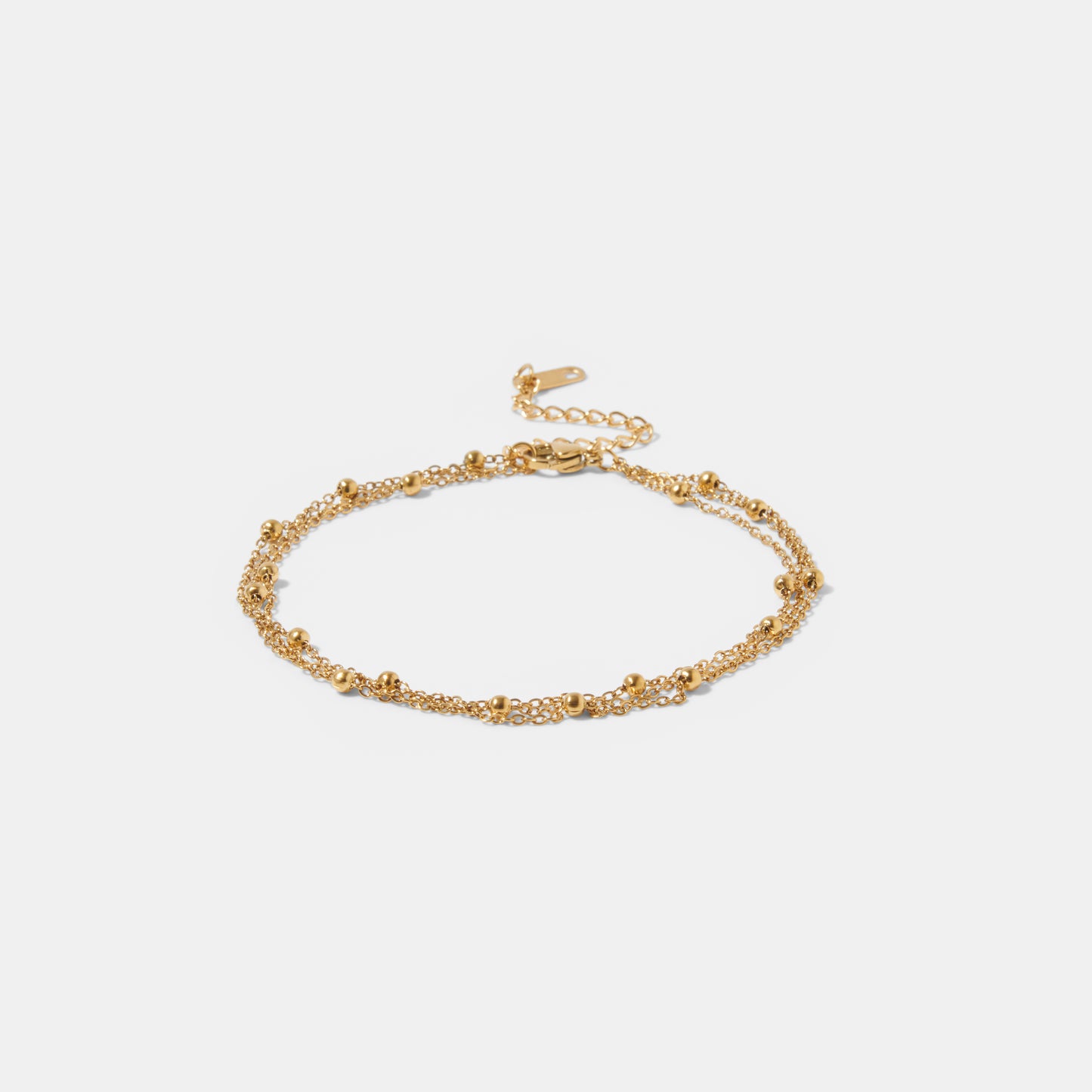 Venus Beaded Multi Chain Anklet