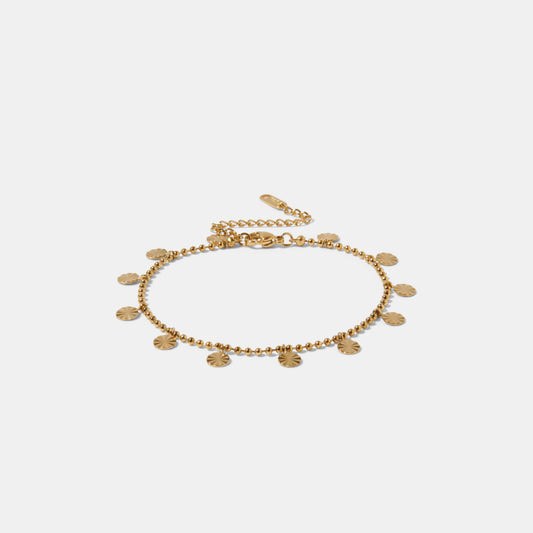 Esmeralda Coin Anklet