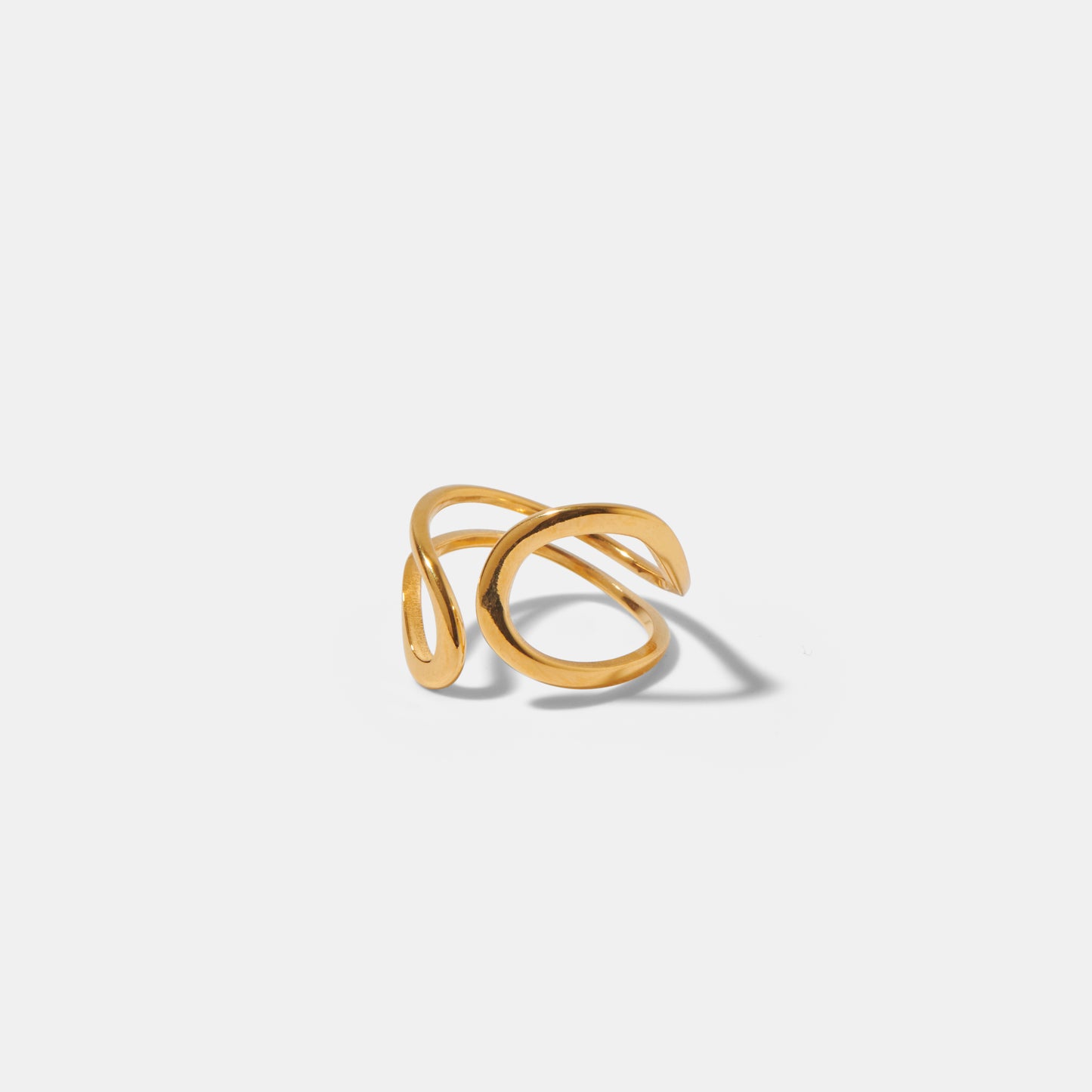 Cassandra Double Curve Ring