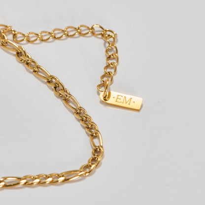 Elsie Figaro Chain Anklet