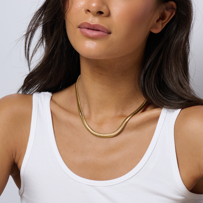 Harmony Chunky Herringbone Gold Chain