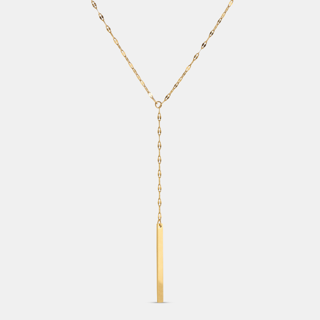 Amira Gold Y-Necklace