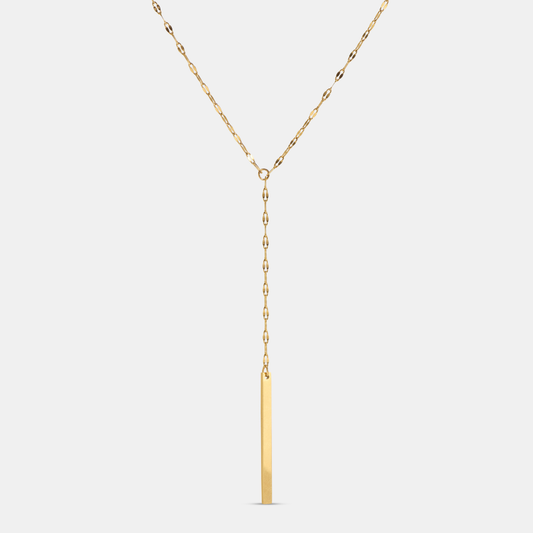Amira Gold Y-Necklace