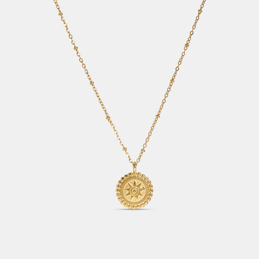 Camilla Sunburst Gold Necklace