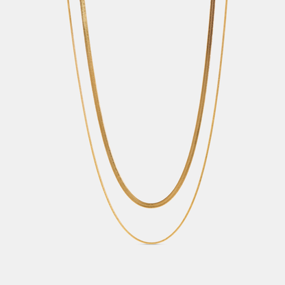 Kalani Stacking Double Gold Chain