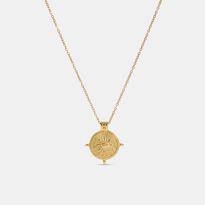 Sienna Sundial Gold Necklace