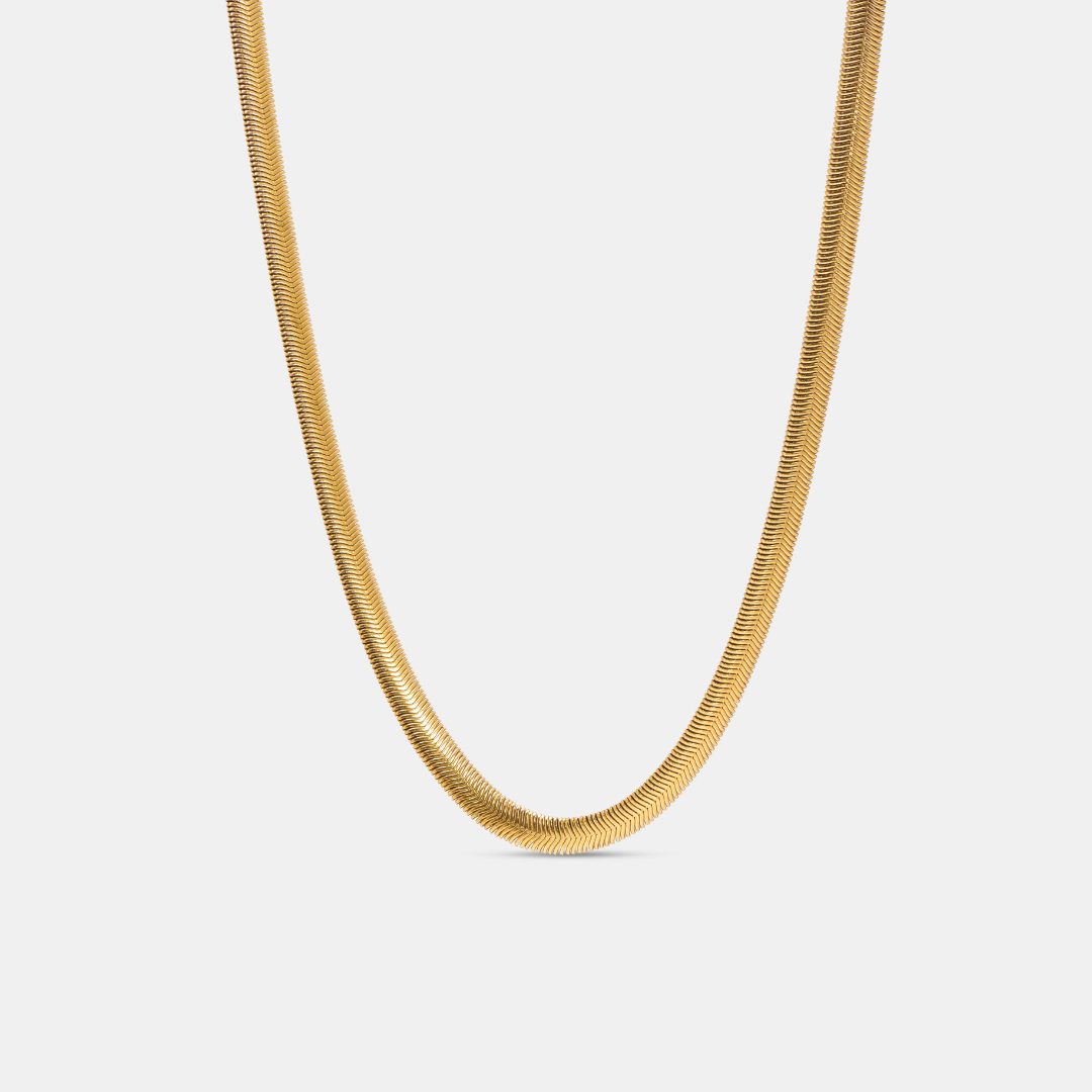 Harmony Chunky Herringbone Gold Chain